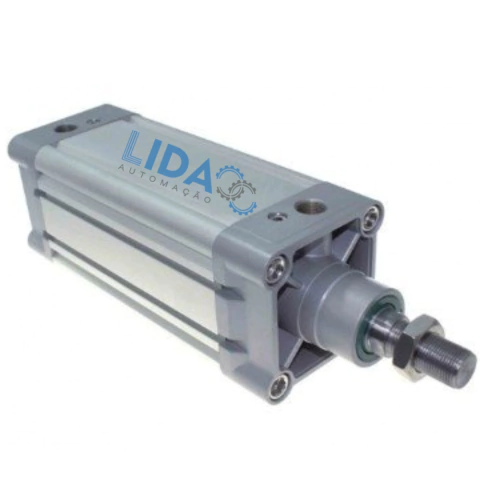 CILINDRO PNEUMÁTICO PERFILADO ISO DIÂMETRO 80 MM X CURSO