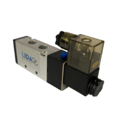 VÁLVULA SIMPLES SOLENOIDE 5/2 VIAS ROSCA 1/8 - comprar online