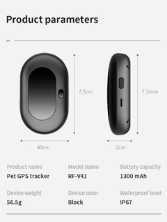 Mini rastreador GPS 4G mascotas batería mayor - Techfuture