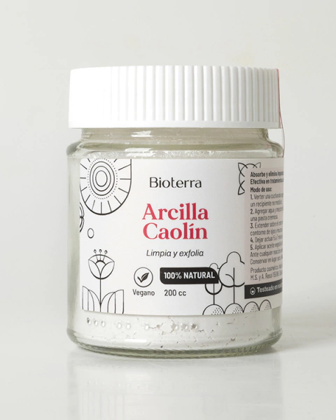 Mascarillas de Arcilla Verde y Caolín - Bioterra - comprar online