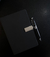 Caneta Personalizada Luxuosa com Logo - Detalhes em Preto e Metal - comprar online