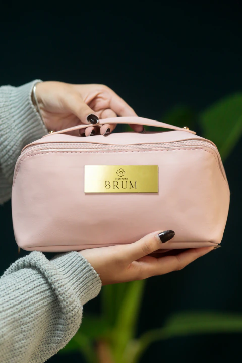 Imagem do Necessaire Personalizada Varias Cores – Brinde Exclusivo com Tag a Laser | Ideal para Maquiagem e Cosméticos