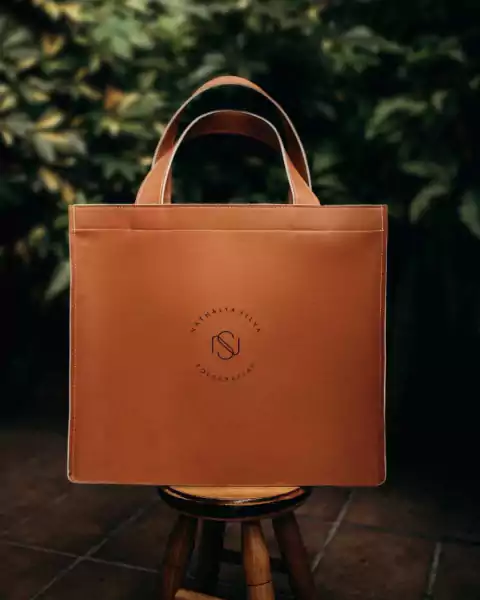 Bolsa de Luxo 40x45x6 em Material Sintético com Gravação a Laser - comprar online