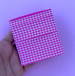 Kit Fita tecido Xadrez Yama Pink 3 larguras (2mt cada)