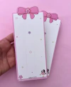 Tag Bico de Pato Lacinho florzinha 17x7,5cm (20un)