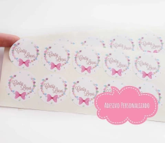 Adesivo Personalizado Redondo 4cmx 3.8cm (120un) - comprar online
