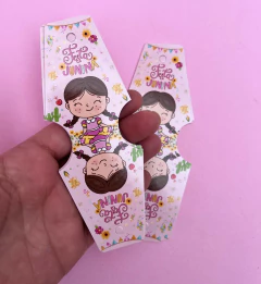 Tag Pulseira Festa Junina Papel 300g Laminado Frente 13x5cm