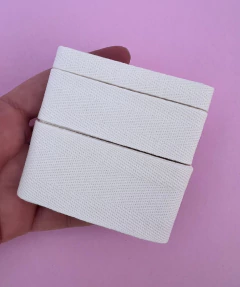 kit Fita Cadarço Marfim 3 larguras 10mm/25mm/35mm (1 metro cada)