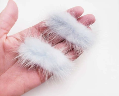 Imagem do Pompom Retangular Bigode 7cm (un)