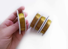 Fio Cabelo de Anjo Dourado 0,3mm Peng Cheng (14mt)