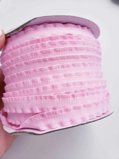 Fita para encapar Tiara Bordinha Franzida 10mm (1 metro) - loja online