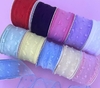 Fita Organza Poá pompom 38mm (1 metro)