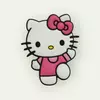 Aplique Hello Kitty Laço Rosa Corpinho emborrachado (3un)