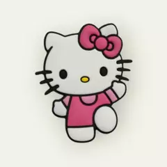 Aplique Hello Kitty Laço Rosa Corpinho emborrachado (3un)