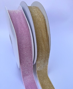 Fita Lurex Esponja Brilho Intenso 38mm (1 metro) na internet