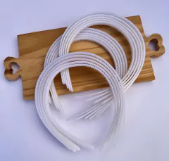 Tiara Dentinho Branca 10mm Sanding 37,5 cm (5un)