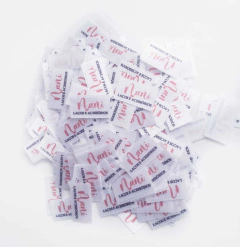 Etiqueta Cetim Personalizada 500un 1 a 1,2 cm x 2,0cm - comprar online