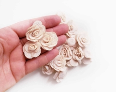 Flor Tecido P (kit 5un)