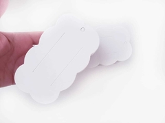 Nuvem Vertical Branca 100un 11x6,5cm