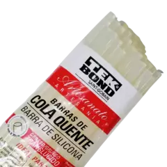 Bastão de Cola quente Grosso Trasnlúcido Tek Bond (kit 3un)