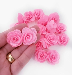 Flor Tecido P (kit 5un) - loja online