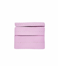 Kit Fita Tecido Chevron Sinimbu Rosa Chiclete 3 tamanhos (2 mt de cada)