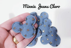 Mickey Jeans c/ Dourado (3un)