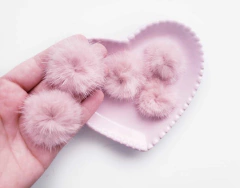 Imagem do Pelinho meio pompom + ou - 4cm (un)