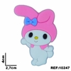 Aplique My Melody emborrachado (3un)