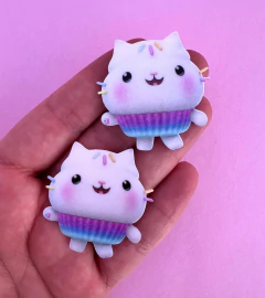 Aplique Acrílico Plano Coopcake Gabby (2un)