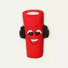 Aplique Tubetes vermelho Fini Emborrachado (3un)