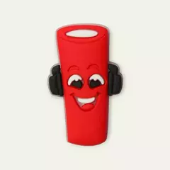Aplique Tubetes vermelho Fini Emborrachado (3un)