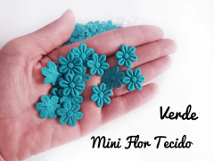 Imagem do Flor Tecido Prensada 2cm (kit 20un)
