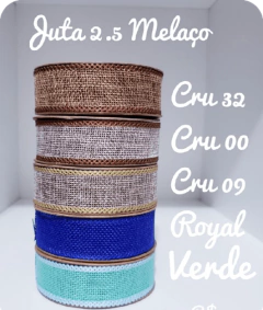 Fita Juta 25mm Melaço 10m