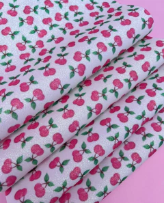 Lonita Glitter Fino Cereja 25x50 cm (un)