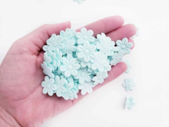 Flor Tecido Prensada 2cm (kit 20un) - loja online