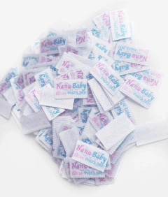 Etiqueta Cetim 100un 1 a 1,2 cm x 2,0cm Personalizada na internet