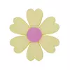 Aplique Flor Pesponto Pétala Coração Emborrachada (3un) - loja online