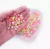 Bola Transparente Miolo Neon Cores Sortidas 8mm 25g