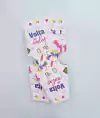 Tag Escolar Pulseira mod 23 13x4,8cm Papel 300g Laminado Frente (10un)