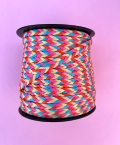 Fita Trançada Cores Quentes (6mm) (1 metro)