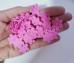Flor Tecido Prensada 2cm (kit 20un) - loja online