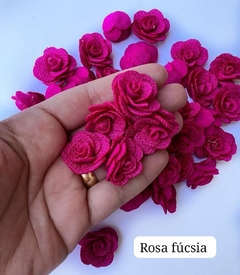 Flor Tecido P (kit 5un) - loja online