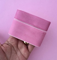 Kit Veludo Rosa bebê Importado 2 Larguras Mod24 (1 metro cada)