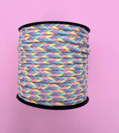 Fita Trançada Cand Colors (6mm) (1 metro)