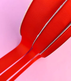 Gorgurão Lan Ruo Xuan Laranja 124 - 10 metros