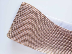 Manta Strass Dourada 5x45cm (1un)