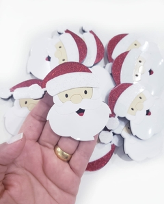Papai Noel Acrílico Curvado para Tiara 7cm (un)