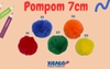 Pompom Bola Escolar 70mm Yama (2un)