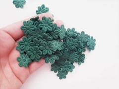 Flor Tecido Prensada 2cm (kit 20un) - comprar online